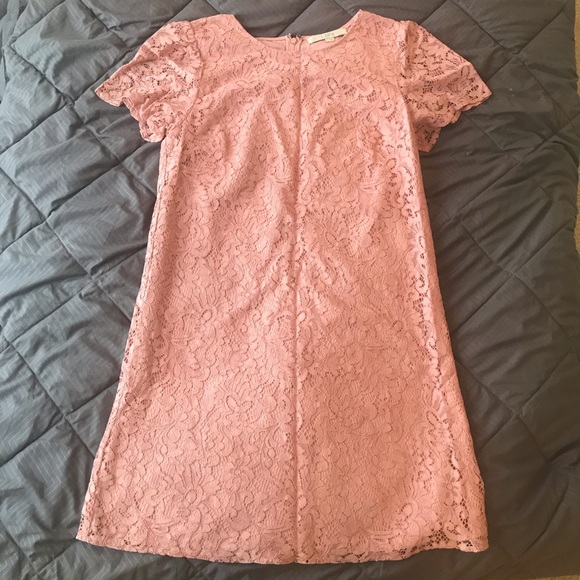 LOFT Dresses & Skirts - Pink lace dress